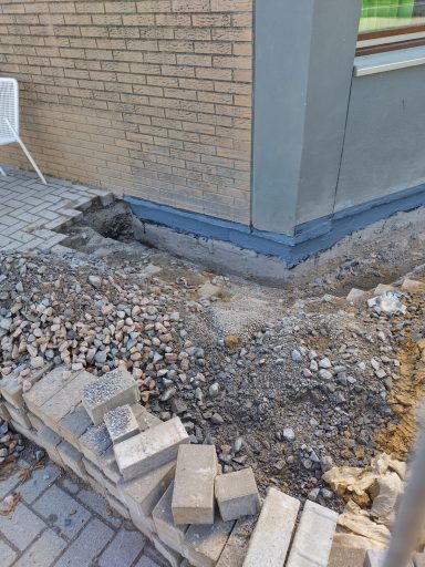 Sockelarbeiten außen